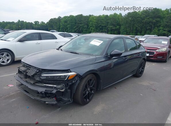 19XFL2H8XSE019026 2025 HONDA CIVIC Gray Առջևի ձախ երեք քառորդ տեսարան