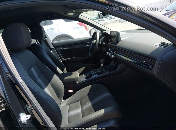 19XFL2H8XSE028292 2025 HONDA CIVIC Black Front interior view