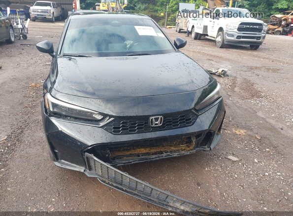 19XFL4H8XSE013237 2025 HONDA CIVIC Black Դիմացի տեսք