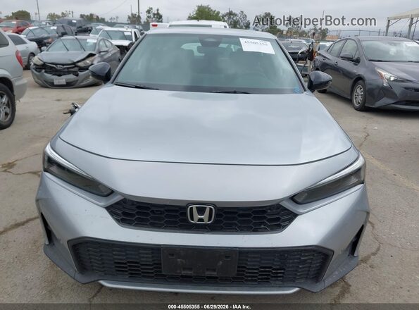19XFL4H94SE005353 2025 HONDA CIVIC Silver ხელსაწყოთა პანელის ხედი
