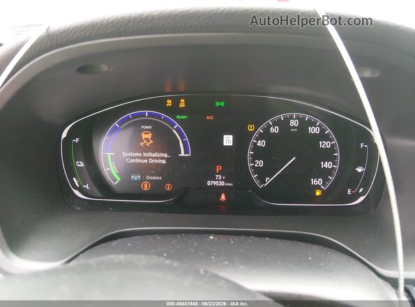 19XZE4F50LE012454 2020 HONDA INSIGHT Gray Vista de los asientos traseros