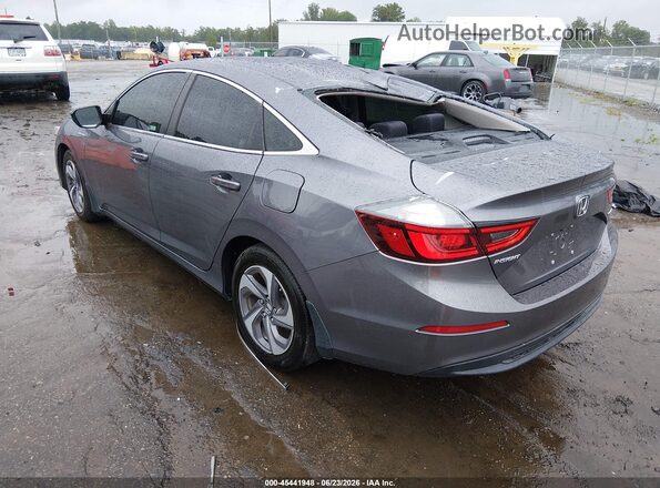 19XZE4F50LE012454 2020 HONDA INSIGHT Gray Trasero izquierdo