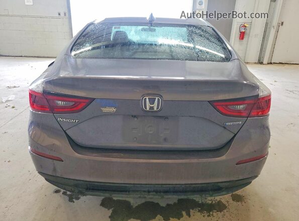 19XZE4F50ME007501 2021 HONDA INSIGHT Charcoal Widok z tyłu