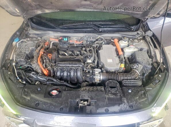 19XZE4F50ME007501 2021 HONDA INSIGHT Charcoal Widok wnętrza z tyłu