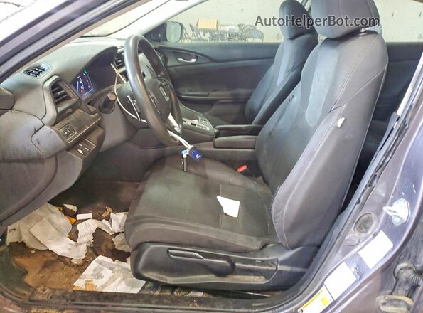 19XZE4F50ME007501 2021 HONDA INSIGHT Charcoal Widok wnętrza z przodu