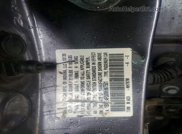 19XZE4F50ME007501 2021 HONDA INSIGHT Charcoal Widok komory silnika