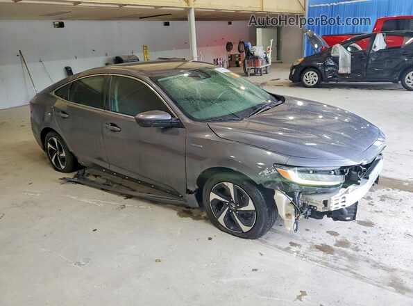 19XZE4F50ME007501 2021 HONDA INSIGHT Charcoal Przód prawy