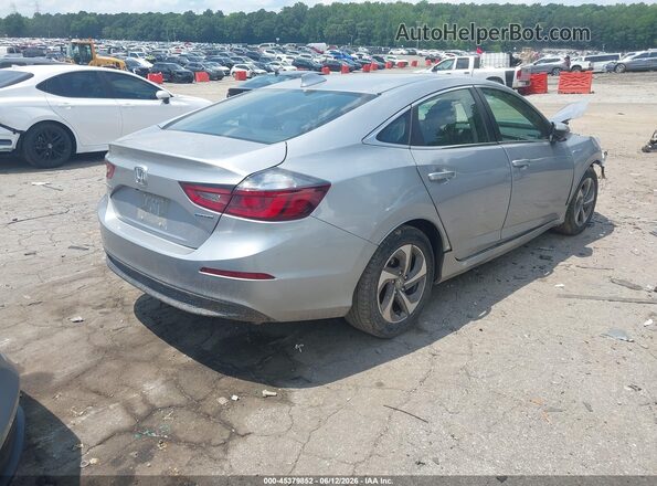19XZE4F52KE002345 2019 HONDA INSIGHT Silver უკანა მარჯვენა