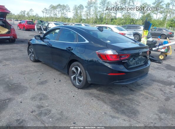 19XZE4F52NE008263 2022 HONDA INSIGHT Black უკანა მარცხენა