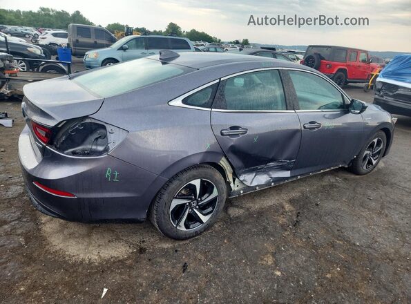 19XZE4F52NE014659 2022 HONDA INSIGHT Gray Հետևի աջ