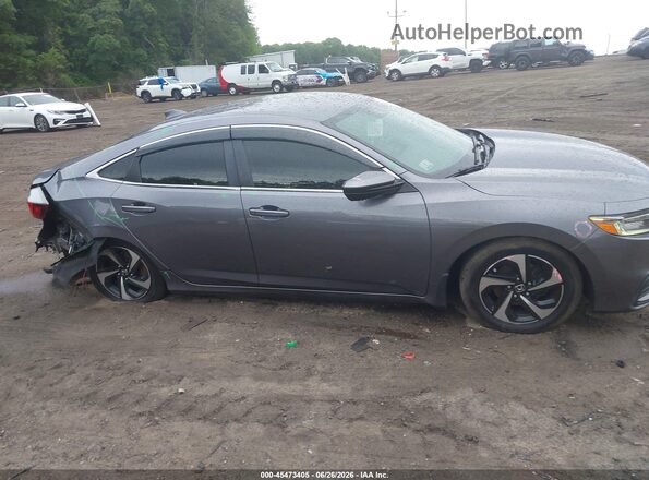 19XZE4F53ME002387 2021 HONDA INSIGHT Gray Սալոնի հետևի տեսք
