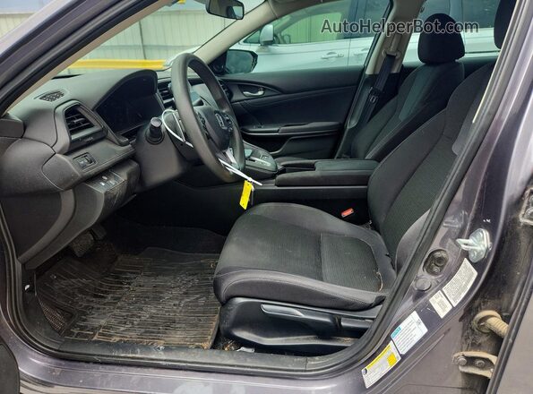 19XZE4F53ME008111 2021 HONDA INSIGHT Серый Вид салона спереди