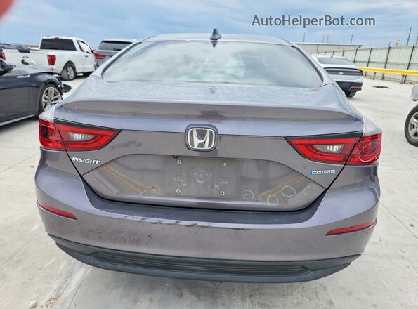 19XZE4F53ME008111 2021 HONDA INSIGHT Серый Вид сзади
