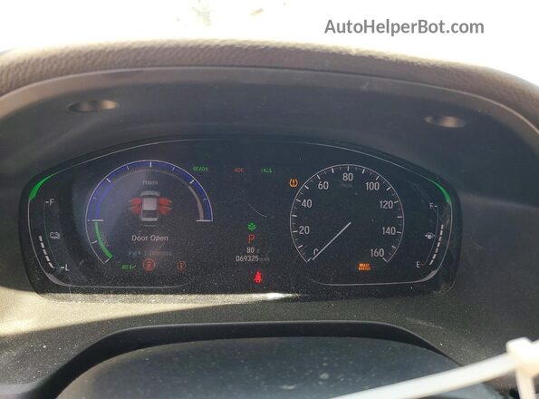 19XZE4F53ME008416 2021 HONDA INSIGHT Silver Vista del cuadro de instrumentos