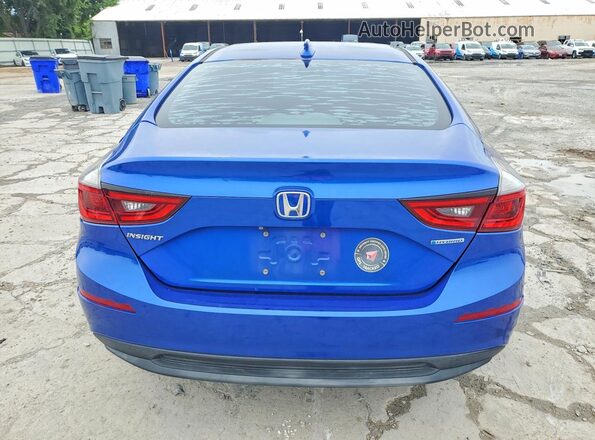 19XZE4F54LE000114 2020 HONDA INSIGHT Blue Հետևի տեսք