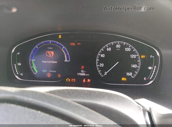 19XZE4F54LE004812 2020 HONDA INSIGHT White Հետևի նստատեղերի տեսք