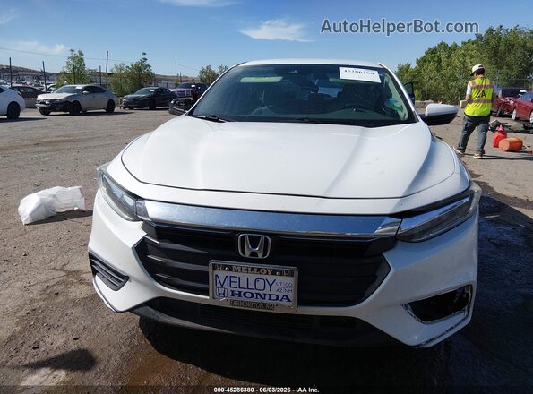 19XZE4F54LE004812 2020 HONDA INSIGHT White Սարքավորումների վահանակի տեսք