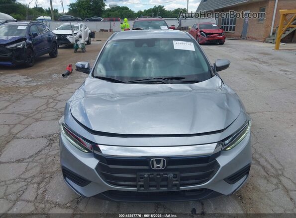 19XZE4F55KE009922 2019 HONDA INSIGHT Серебряный Вид щитка приборов