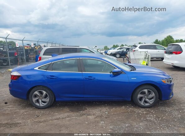19XZE4F55LE007203 2020 HONDA INSIGHT Blue Rear interior view