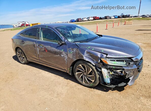 19XZE4F55ME400152 2021 HONDA INSIGHT Gray Передня права чверть