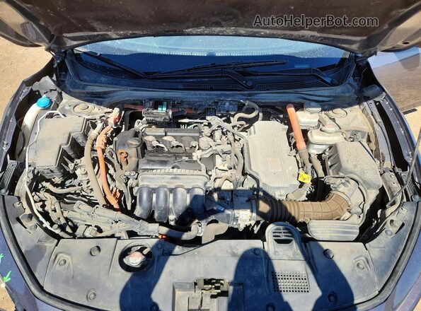 19XZE4F55ME400152 2021 HONDA INSIGHT Gray Вид задньої частини салону