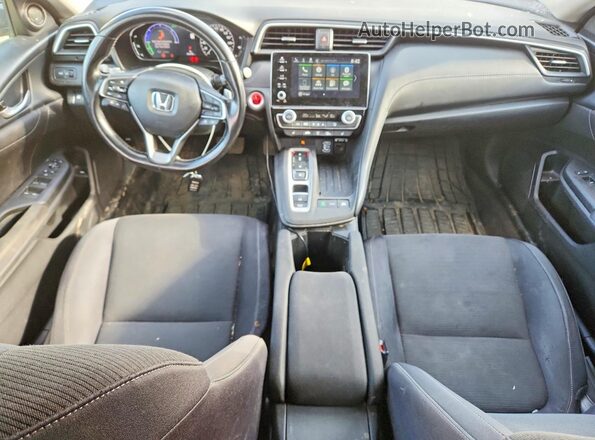 19XZE4F55ME400152 2021 HONDA INSIGHT Gray Вид панелі приладів