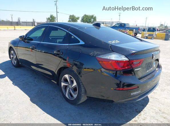 19XZE4F56KE010674 2019 HONDA INSIGHT Black Trasero izquierdo