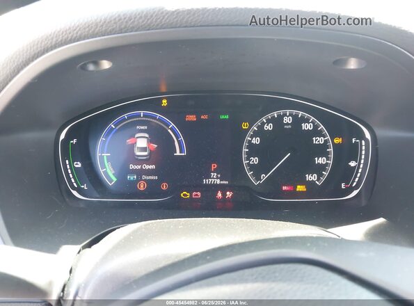 19XZE4F56KE010674 2019 HONDA INSIGHT Black Vista de los asientos traseros