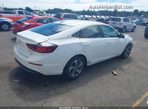 19XZE4F56KE027636 2019 HONDA INSIGHT White უკანა მარჯვენა