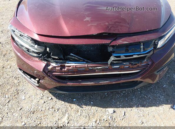 19XZE4F56LE010725 2020 HONDA INSIGHT Темно-бордовый Вид спереди