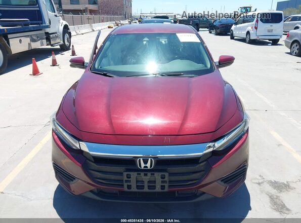 19XZE4F57LE010734 2020 HONDA INSIGHT Red 