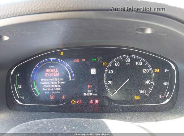 19XZE4F57LE010734 2020 HONDA INSIGHT Red 