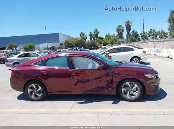 19XZE4F57LE010734 2020 HONDA INSIGHT Red 
