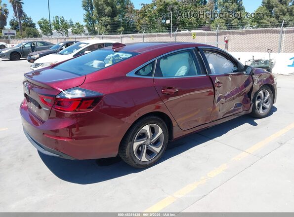 19XZE4F57LE010734 2020 HONDA INSIGHT Red 