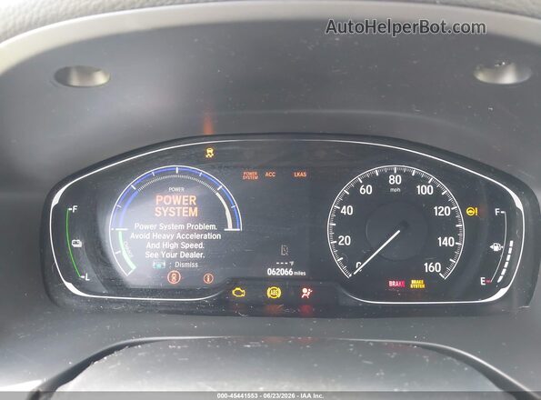 19XZE4F57LE013018 2020 HONDA INSIGHT Black Հետևի նստատեղերի տեսք