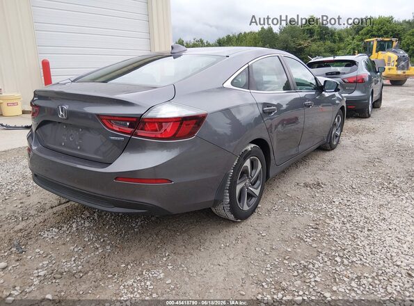19XZE4F58KE005394 2019 HONDA INSIGHT Gray Tył prawy