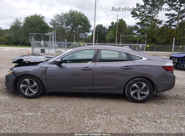 19XZE4F58KE005394 2019 HONDA INSIGHT Gray Widok wnętrza 360 stopni