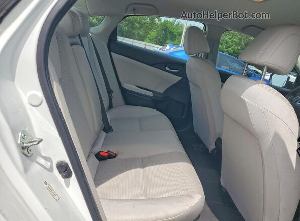 19XZE4F58LE010077 2020 HONDA INSIGHT White Rear seats view
