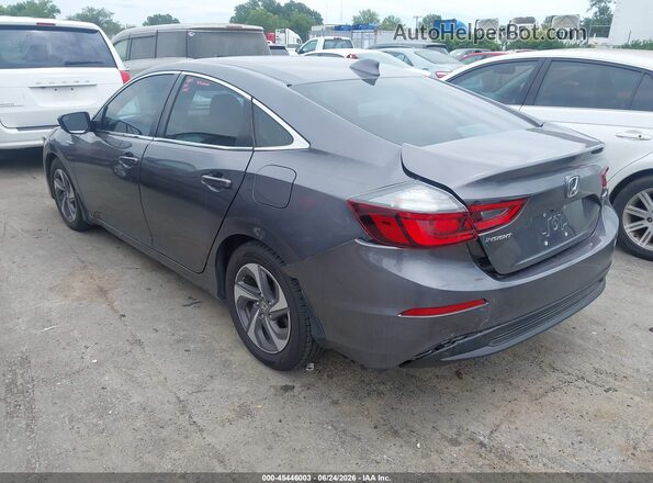 19XZE4F59KE012502 2019 HONDA INSIGHT Gray Trasero izquierdo