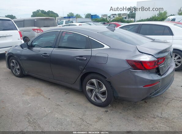 19XZE4F59KE012502 2019 HONDA INSIGHT Gray Vista interior de 360 grados