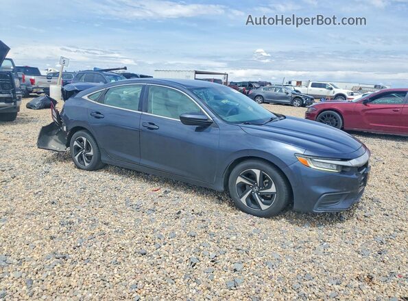 19XZE4F59ME000496 2021 HONDA INSIGHT Blue Przód prawy