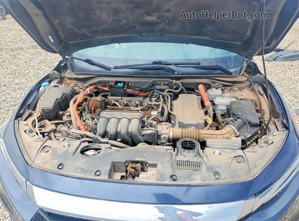 19XZE4F59ME000496 2021 HONDA INSIGHT Blue Widok wnętrza z tyłu