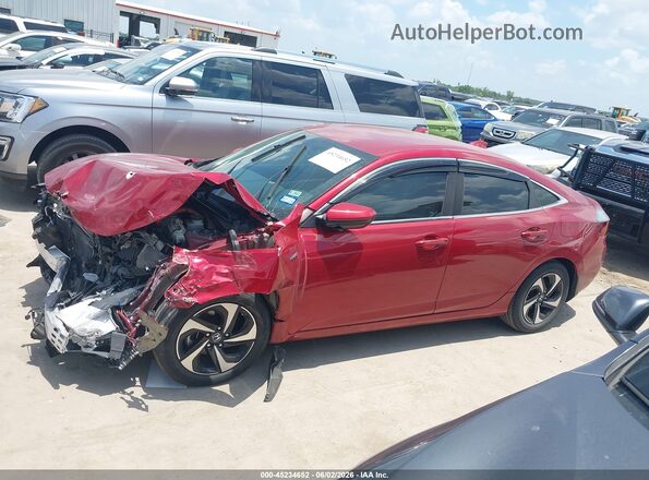 19XZE4F59NE016649 2022 HONDA INSIGHT Maroon Սալոնի 360 աստիճան տեսք