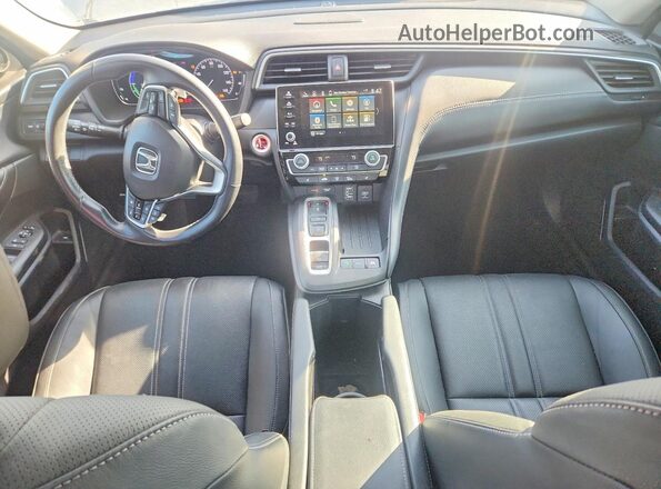 19XZE4F90ME001832 2021 HONDA INSIGHT Silver Dashboard view