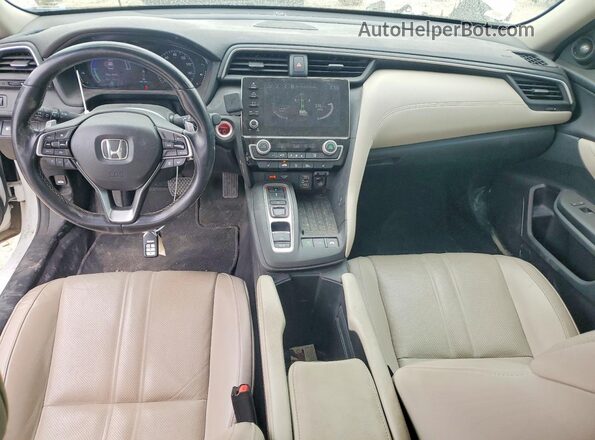 19XZE4F91LE010389 2020 HONDA INSIGHT White Առջևի վահանակի տեսք