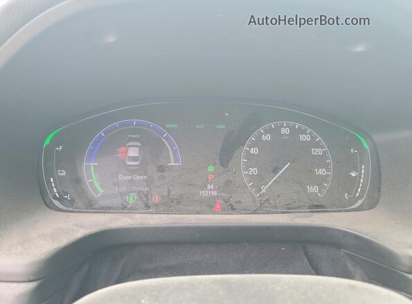 19XZE4F91LE010389 2020 HONDA INSIGHT White Սարքավորումների վահանակի տեսք