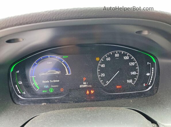 19XZE4F93KE001028 2019 HONDA INSIGHT Silver Vista del cuadro de instrumentos