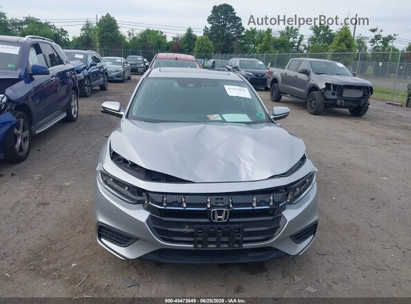 19XZE4F94LE014470 2020 HONDA INSIGHT Silver Вид щитка приладів