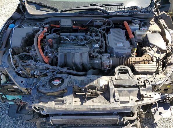 19XZE4F95LE005406 2020 HONDA INSIGHT Black Rear interior view