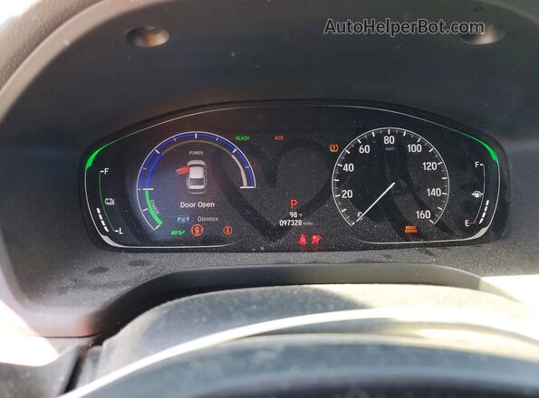 19XZE4F95LE005406 2020 HONDA INSIGHT Black Instrument cluster view